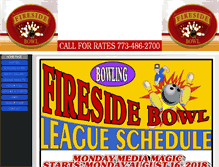 Tablet Screenshot of firesidebowl.com